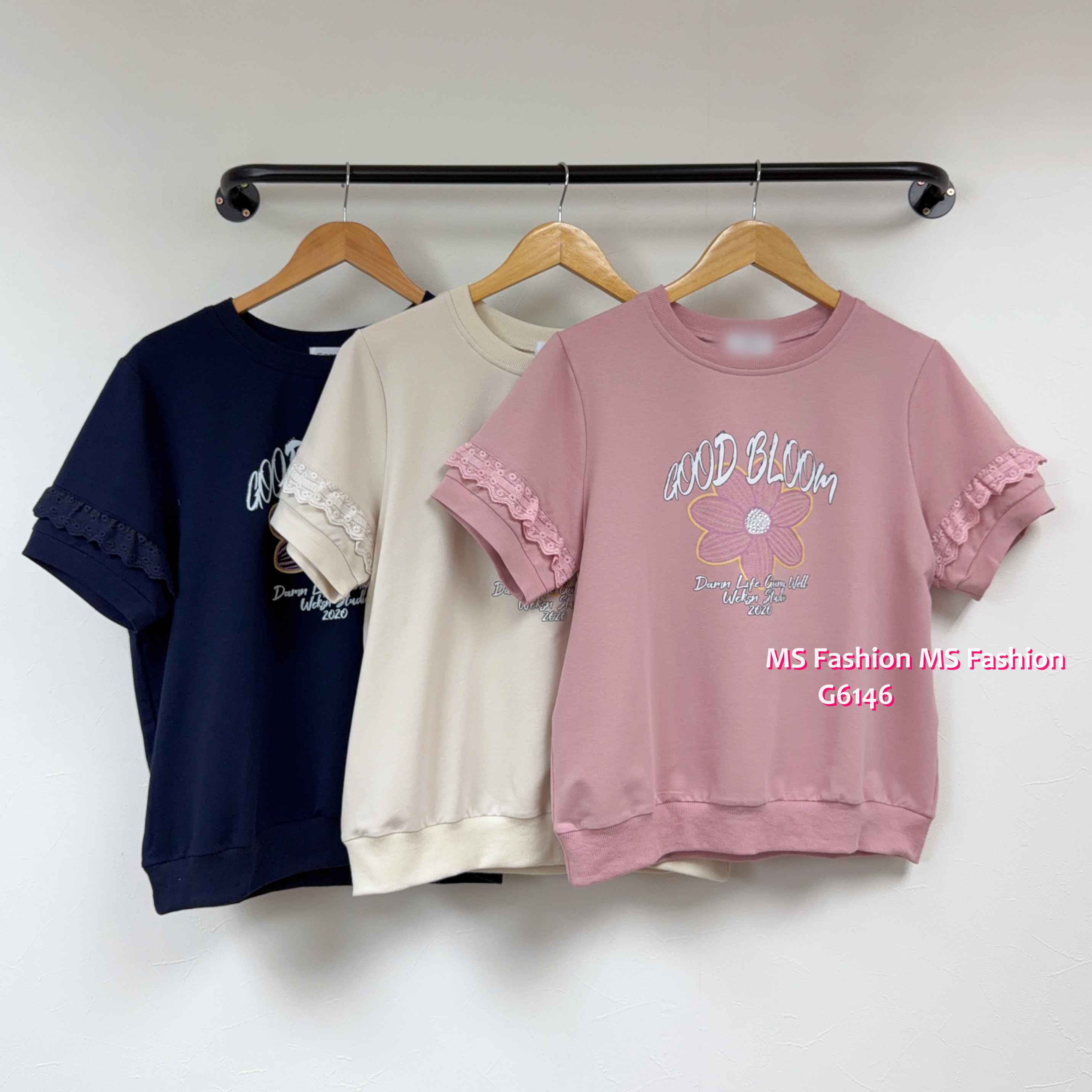 G6146 韓國🇰🇷花花字母top