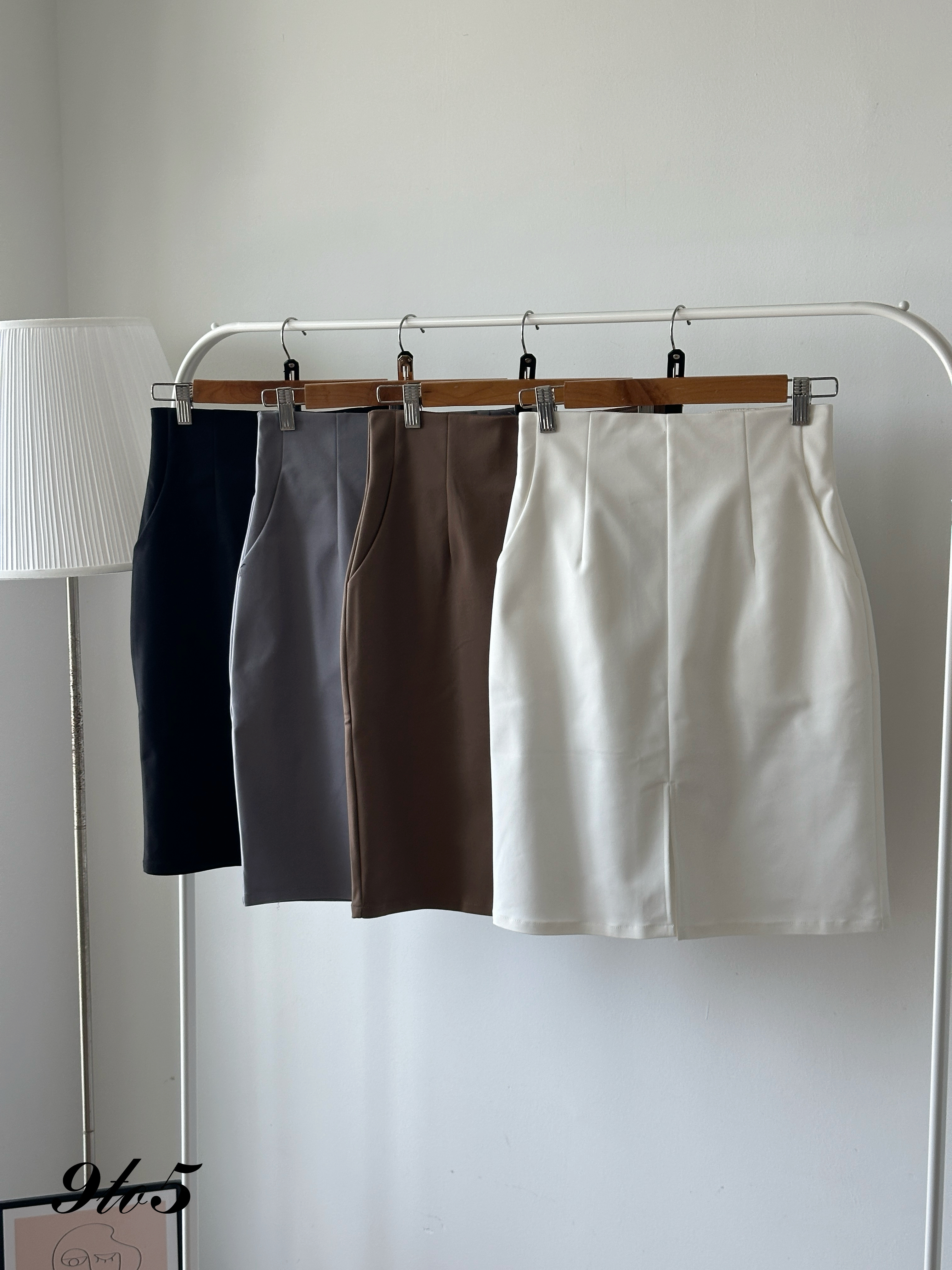 S1942 Midi Pencil Skirt - 4 Colors 