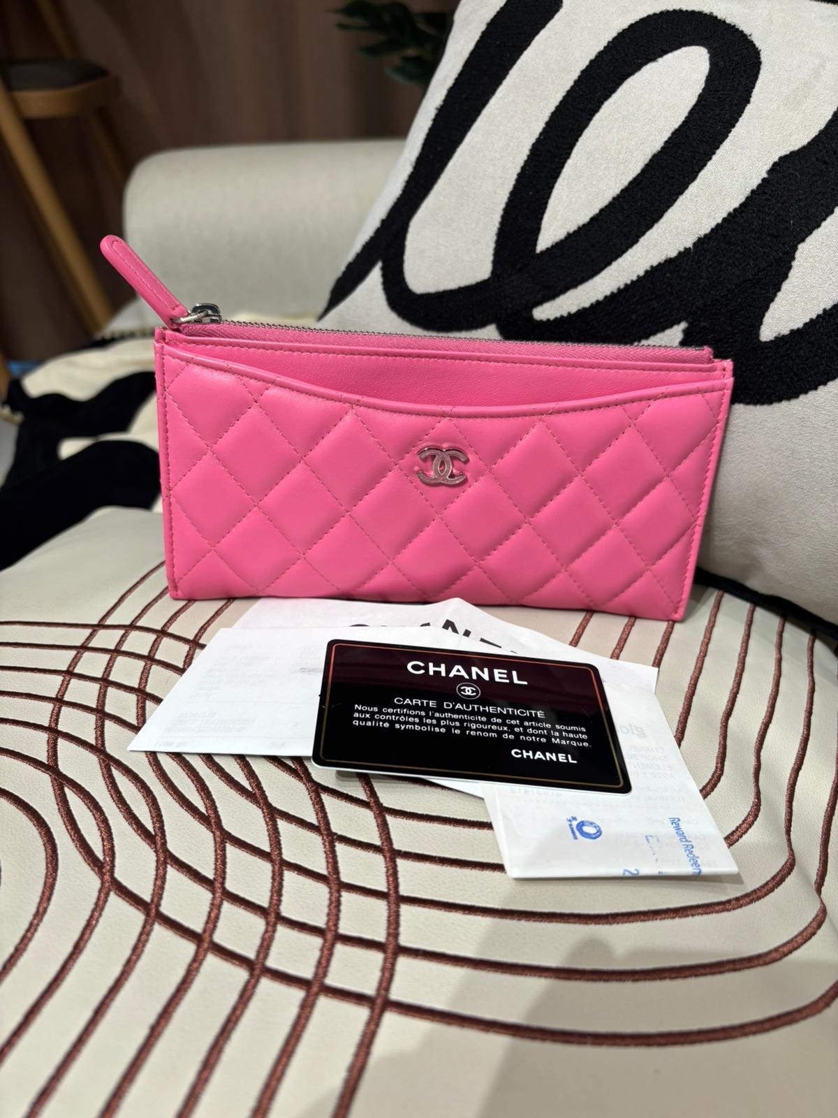 Chanel zip pouch A81462, 100%Authentic ,98%new ✅ 收據✅27card   