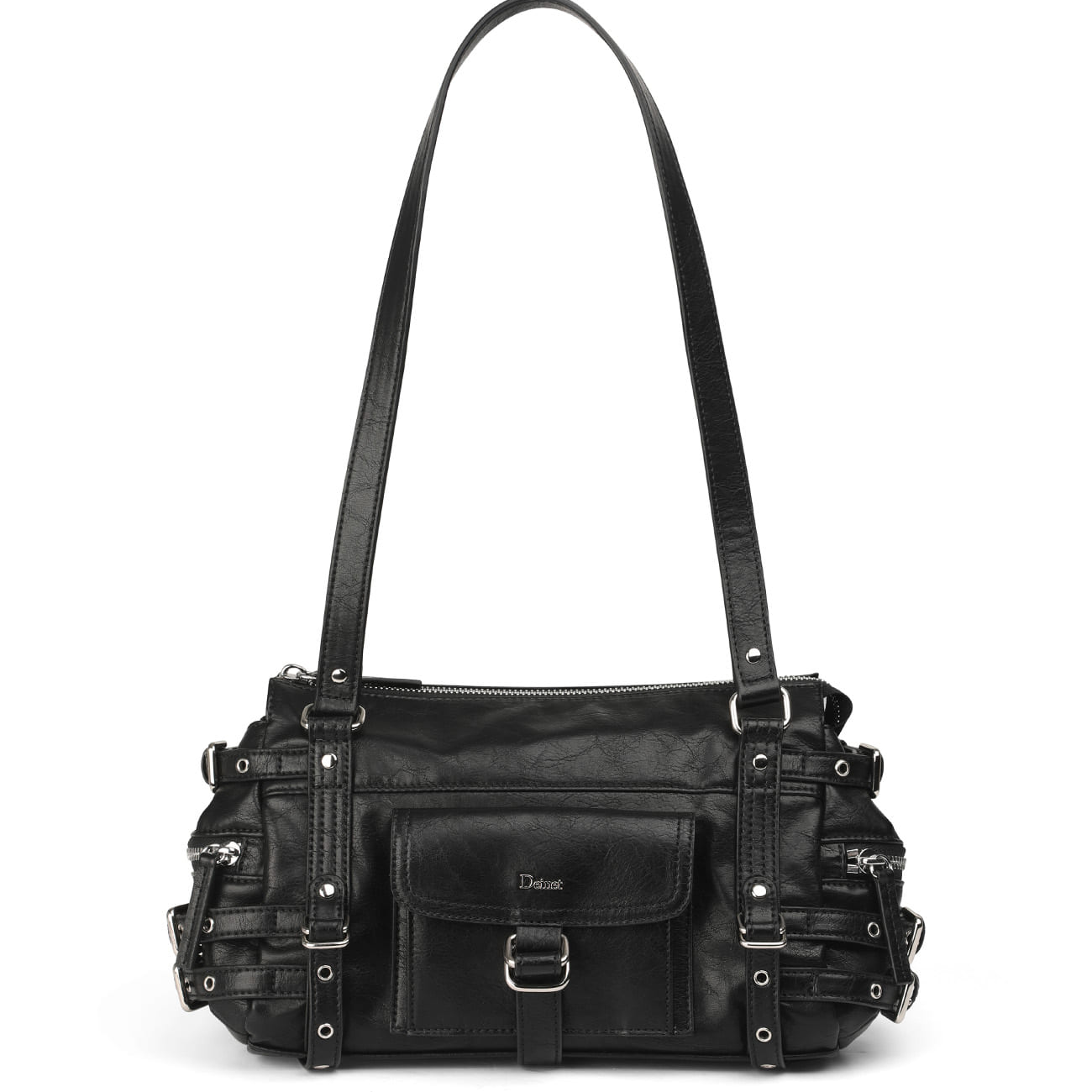 [DEINET] BELTED POCKET MINI SHOULDER BAG (2種)