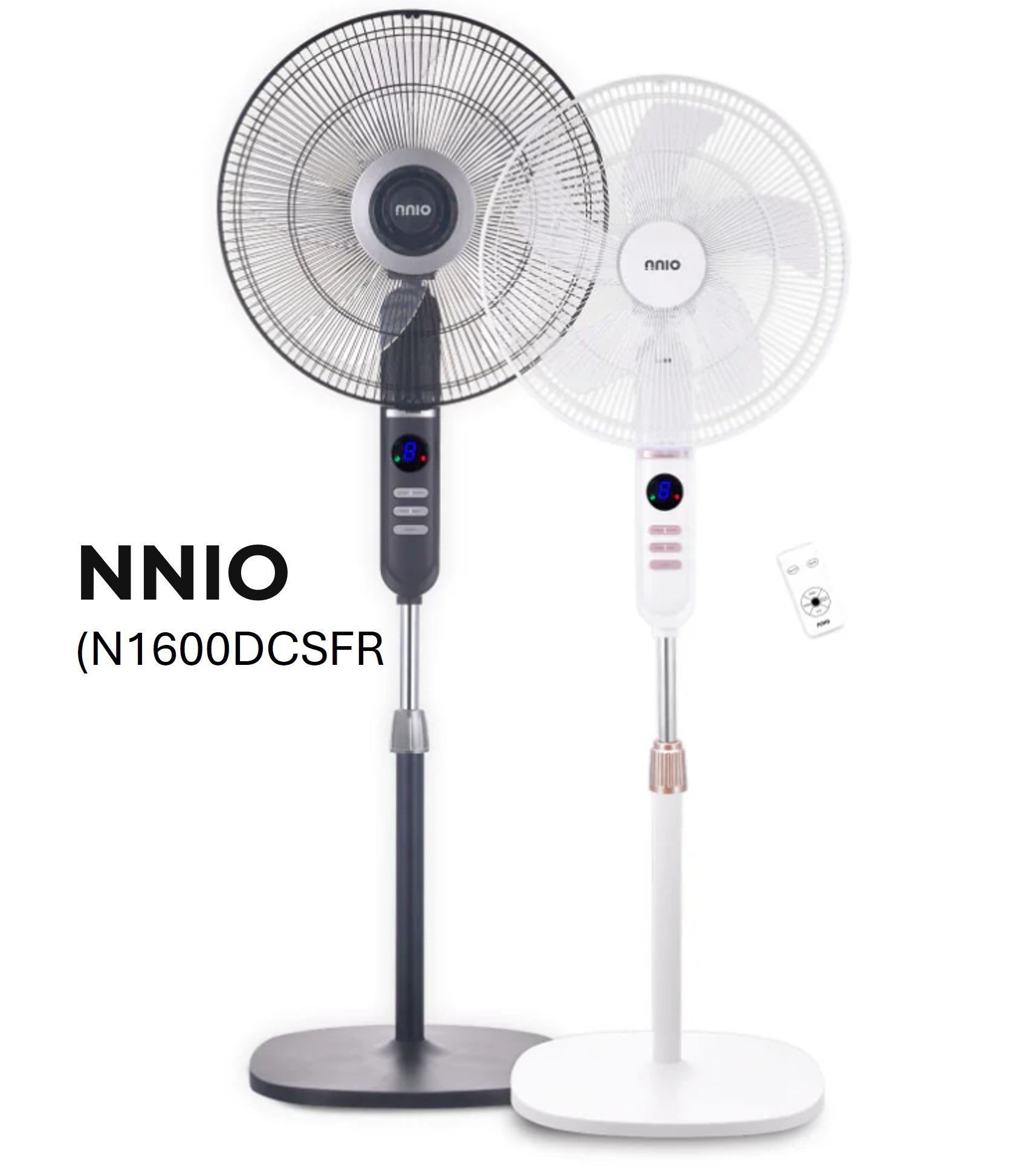 16" BLDC Motor Stand Fan with Remote Control, 9 Speed, 3 Mode (N1600DCSFR)