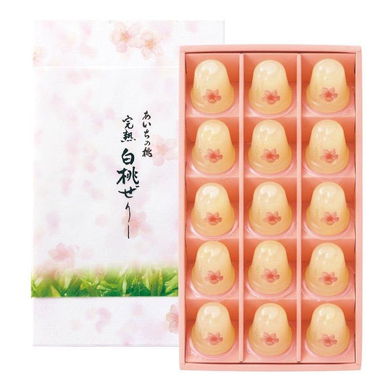 名古屋限定【桃花亭】迷你熟白桃果凍