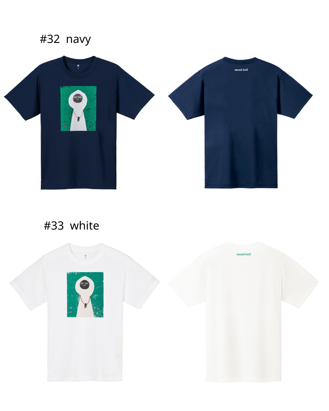 日本代購【 2026新款式 日本直送   montbell WICKRON 透氣 快乾 功能 T-Shirt  男女合穿  | mont-bell unisex print tee 】