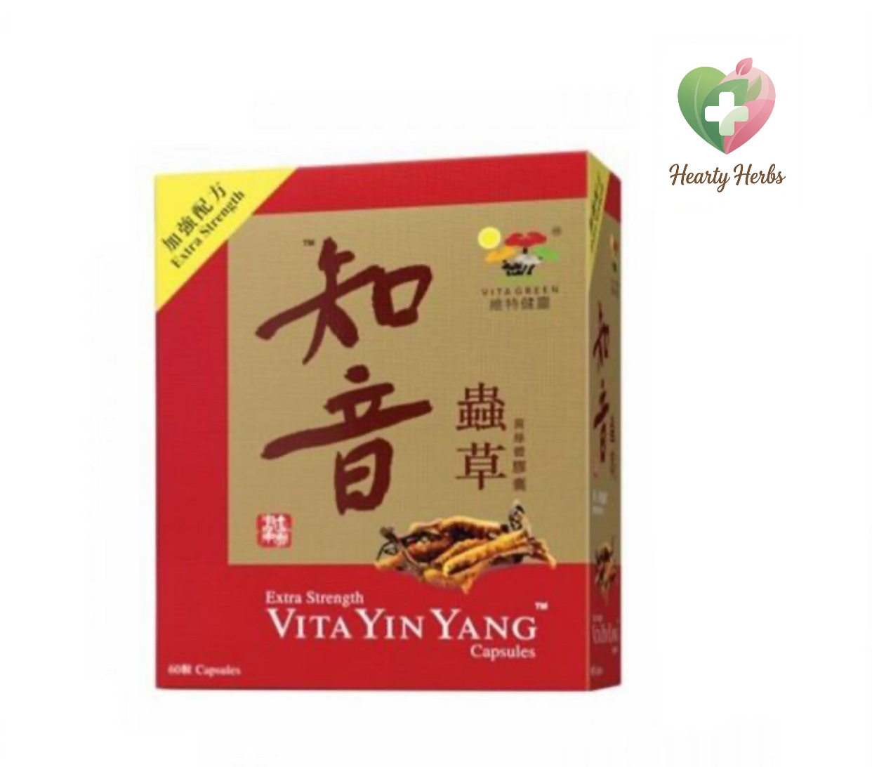 維特健靈 - 知音蟲草加強配方 菌絲體膠囊 60 粒 Vita green