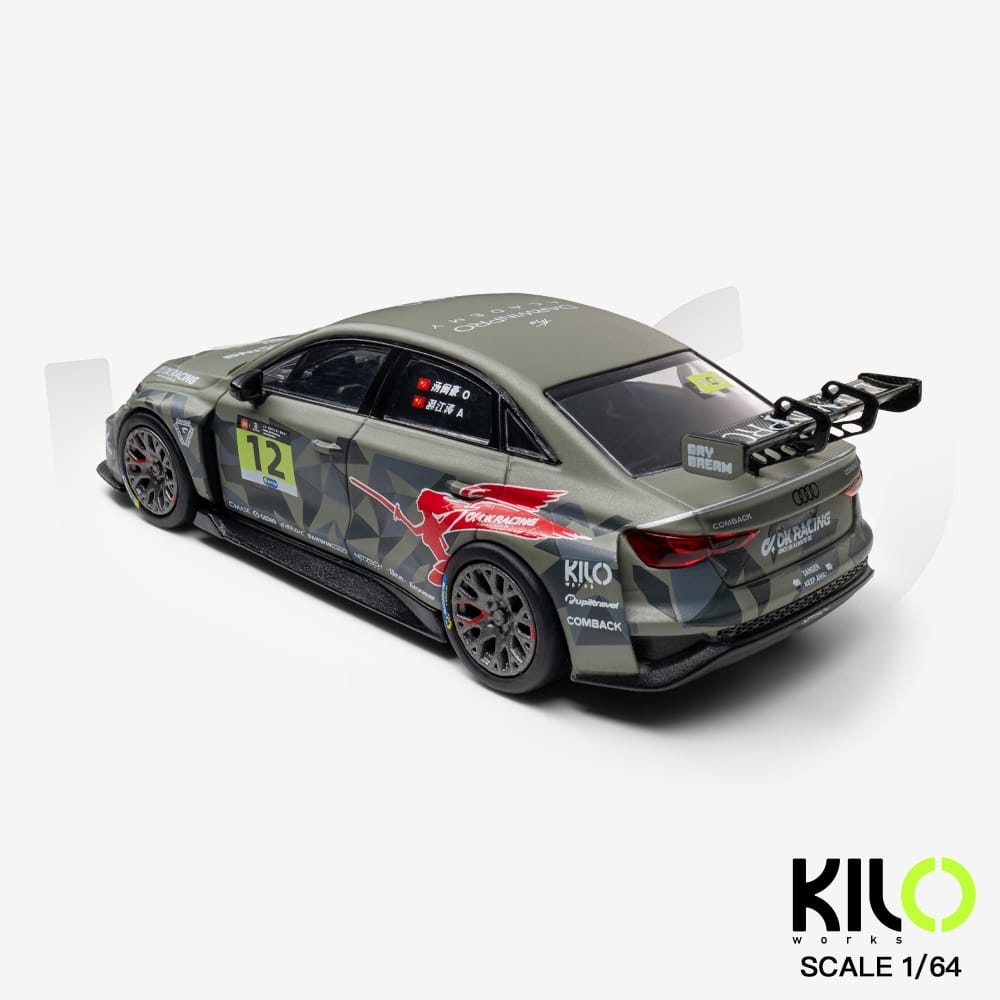(預訂 Pre Order) DarwinPRO x KILOworks (KLW0024-18) 1/64 AUDI RS3 LMS TCR