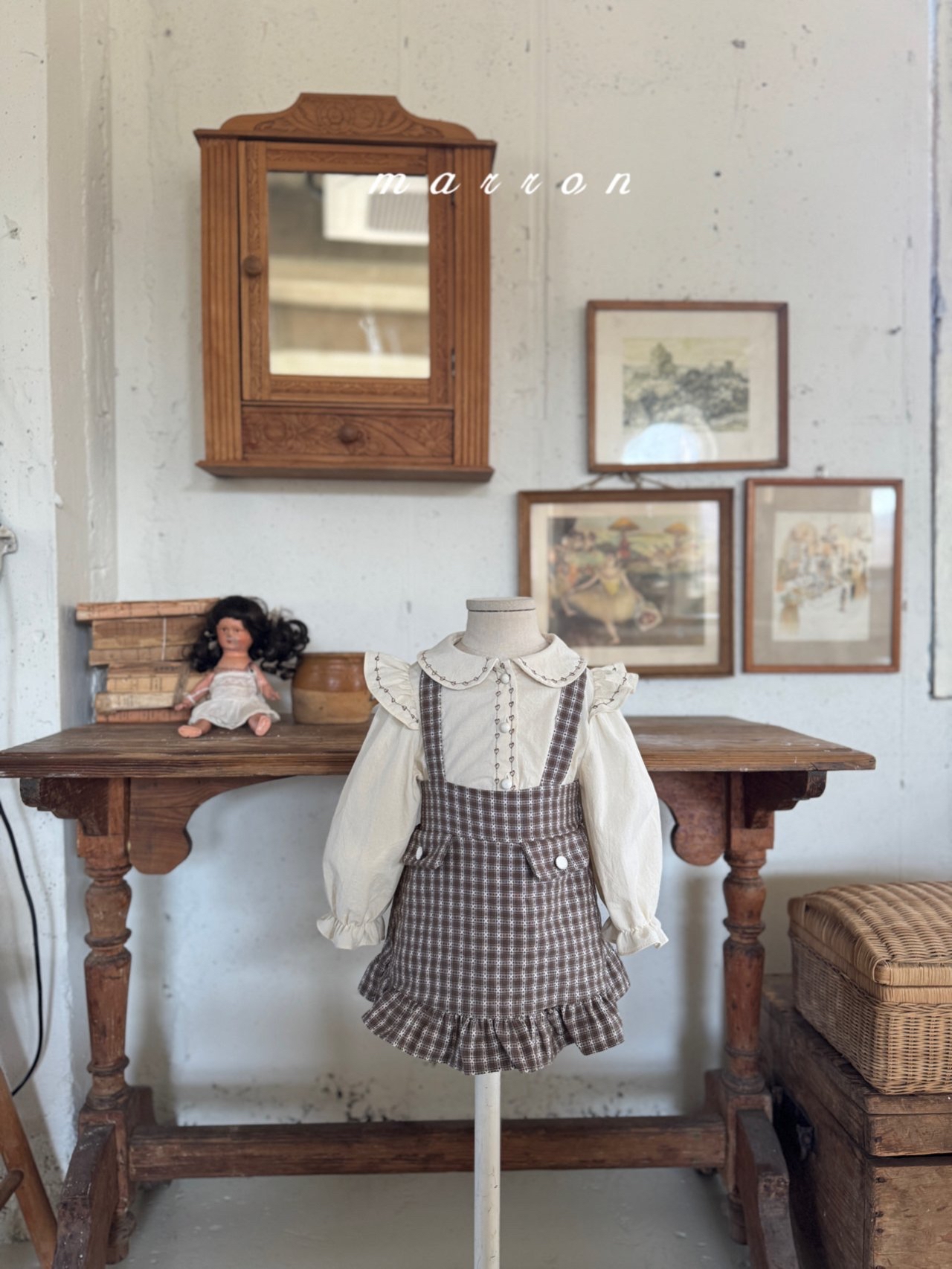 🇰🇷Marron skirt