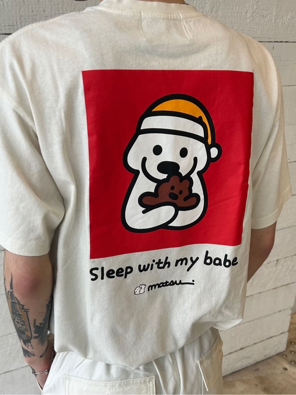 預訂 Matsui sleep with my babe短袖tee [貨號26A5614]