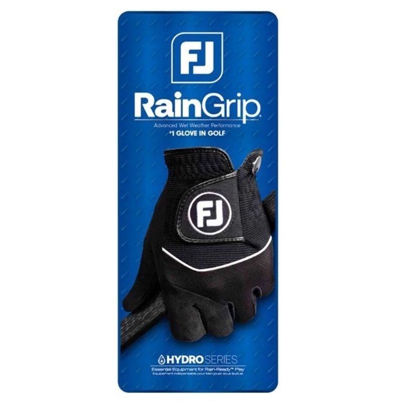 FOOTJOY RAIN GRIP 男士手套 黑色 (左手)