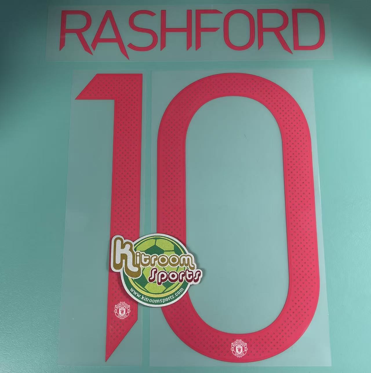 2021-22 Manchester United AWAY UCL Nameset #10 RASHFORD
