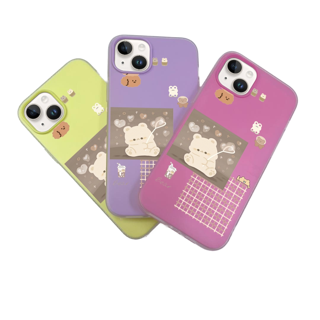 JELLY CASE PHONE FOR IPHONE - DESIGN BEAR A