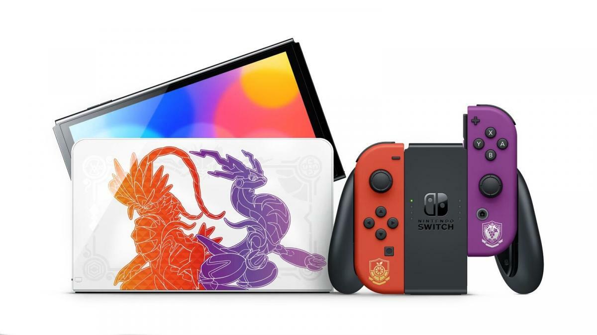 【日本版】任天堂 Nintendo Switch 遊戲主機 (OLED款式) Pokémon 朱/紫 特別版 NSW-2210