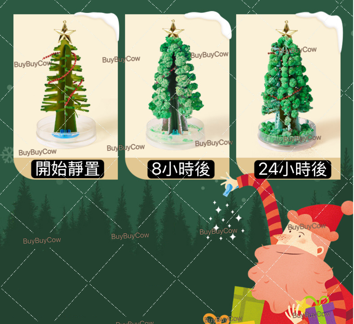 好玩科學實驗！Mideer DIY神奇聖誕樹🎄