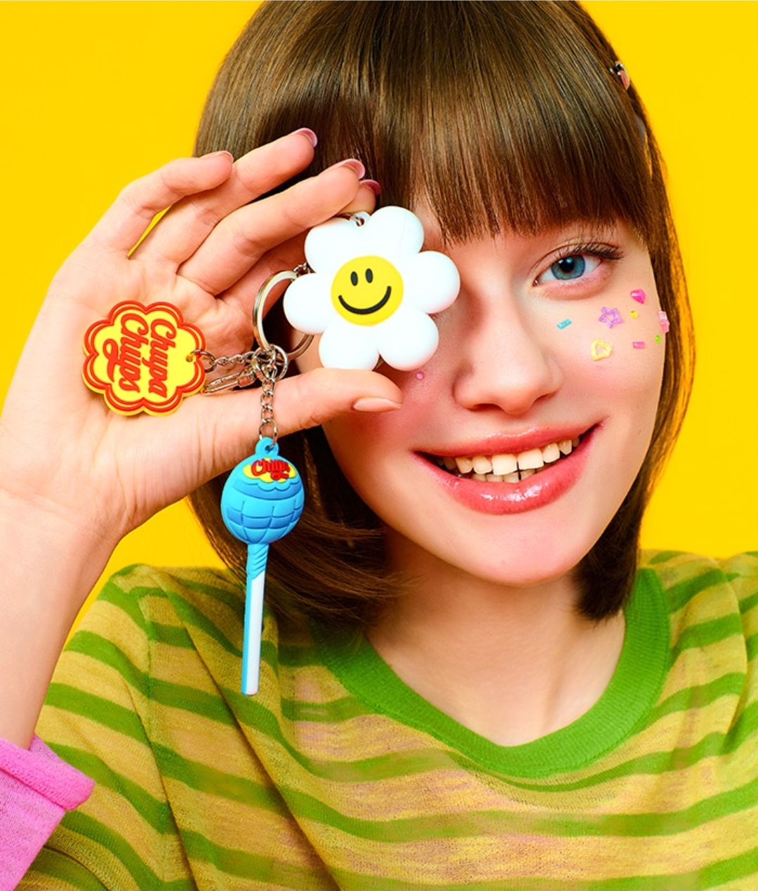 ### 🍭 Wiggle Wiggle × Chupa Chups｜Keyring