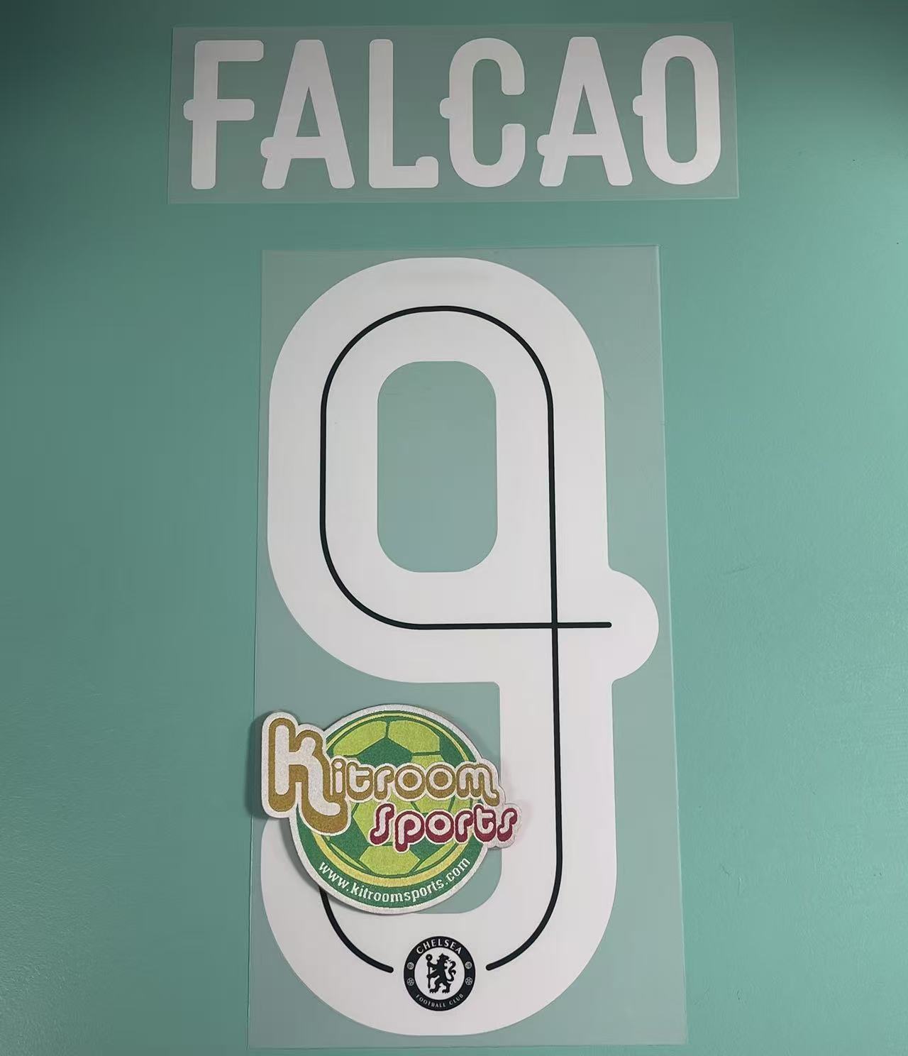 2016-17 Chelsea Away UCL Nameset #9 FALCAO