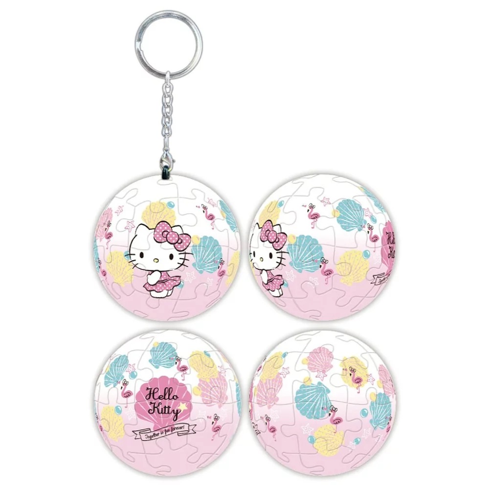📦訂購 台灣代購 Sanrio 三麗鷗 Hello Kitty 24片球形鎖匙扣拼圖