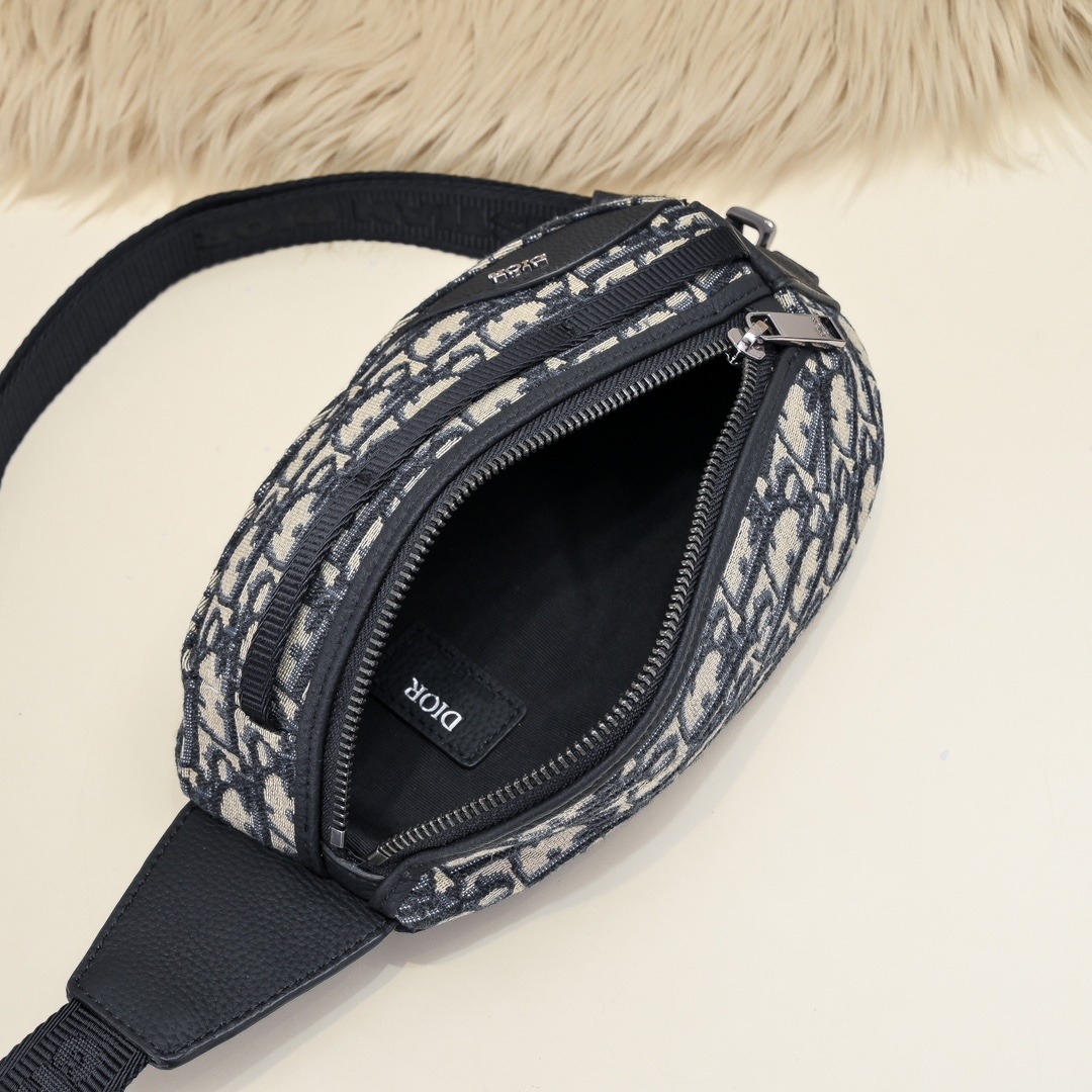 【原單】DIOR Scarab Oblique 經典緹花胸包/腰包 連禮盒