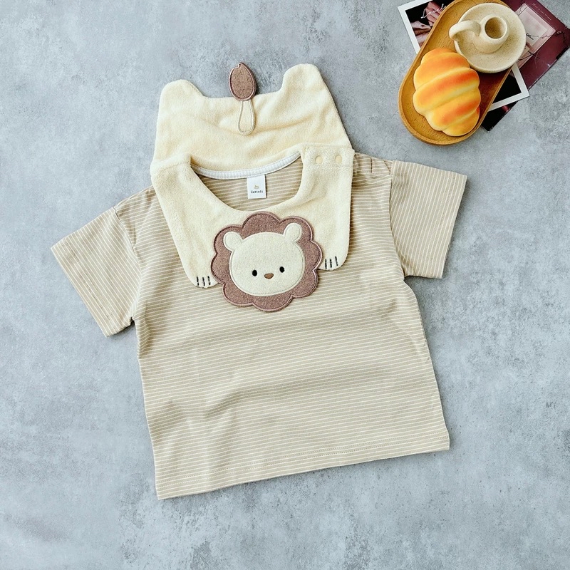 A0091 獅子口水巾上衣