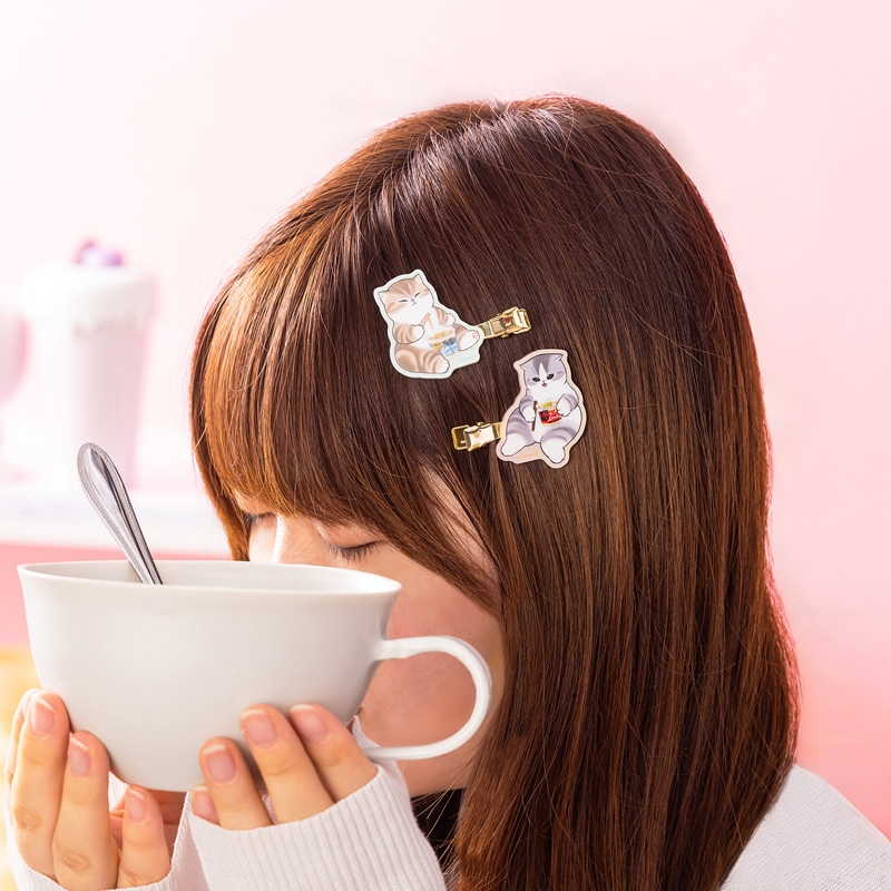🌸 【預訂】髮夾 STAY HOME! - mofusand 17/7新品