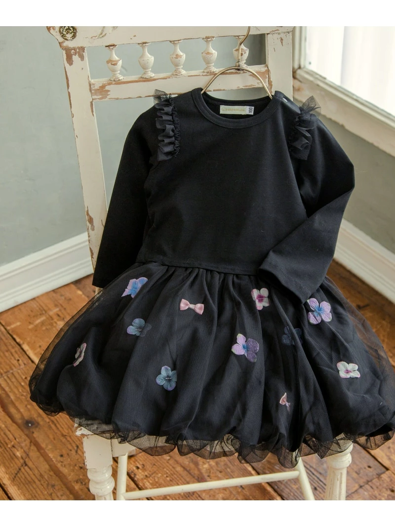 🆕【⭐訂購⭐】🌀 🇯🇵 日本直送 panpantutu 仙氣花朵 絲帶 氣球 連身裙［2款選］🌀[ELIA-0027][261005]