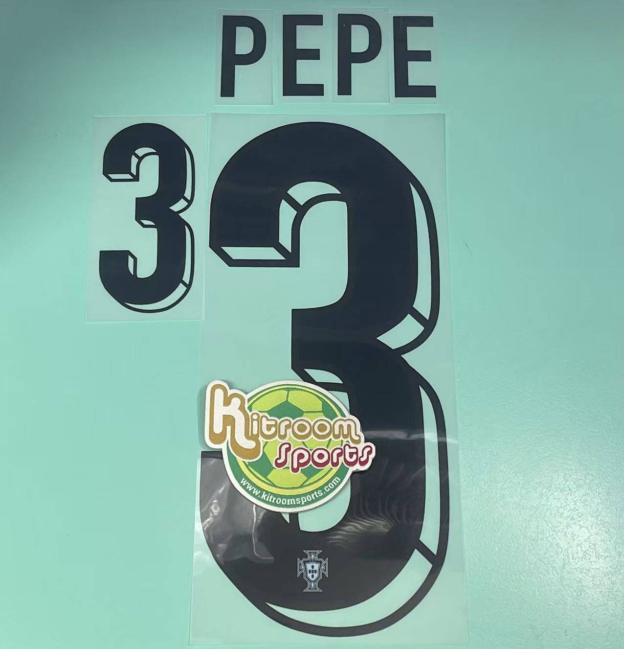 2024 Portugal Away Nameset #3 PEPE