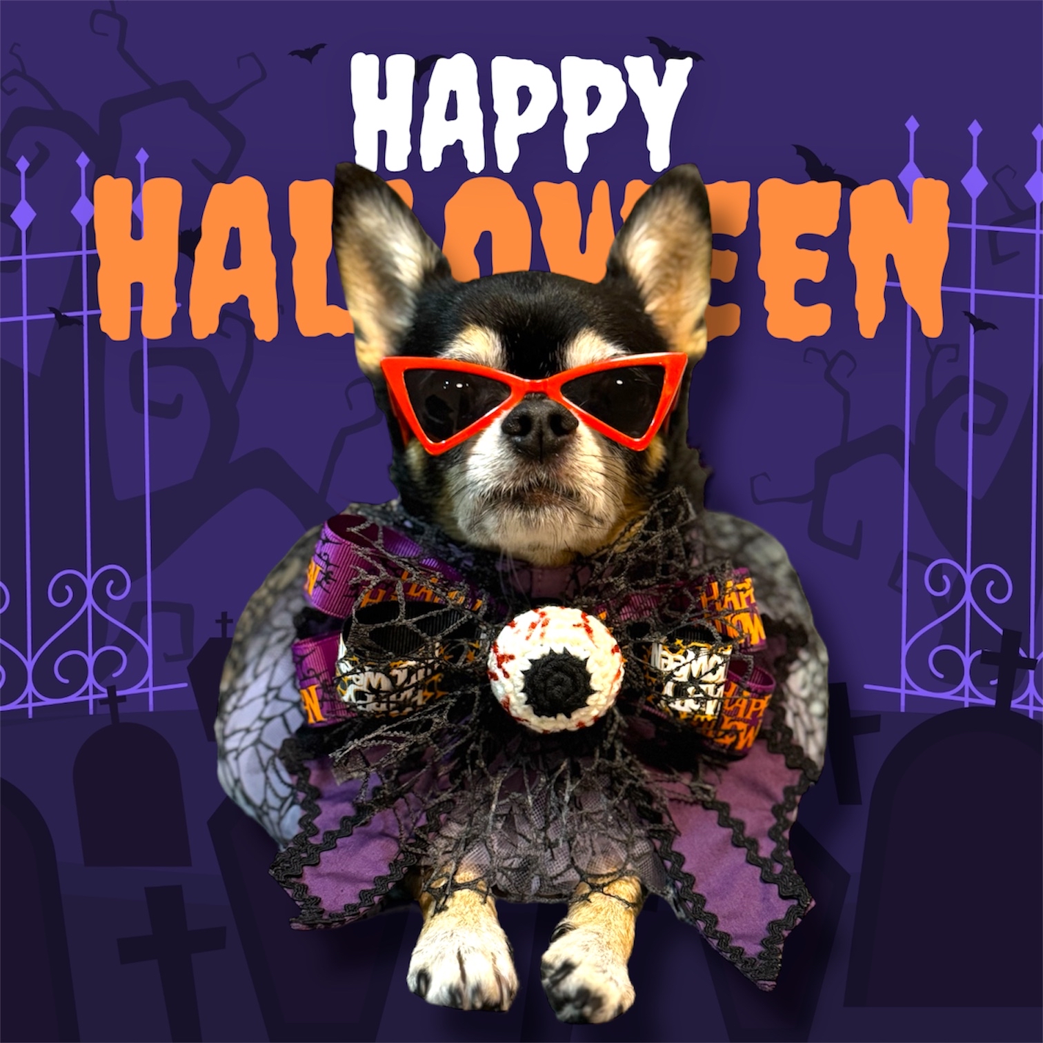 寵物手作 Halloween 暗黑者 歌德風 頸飾