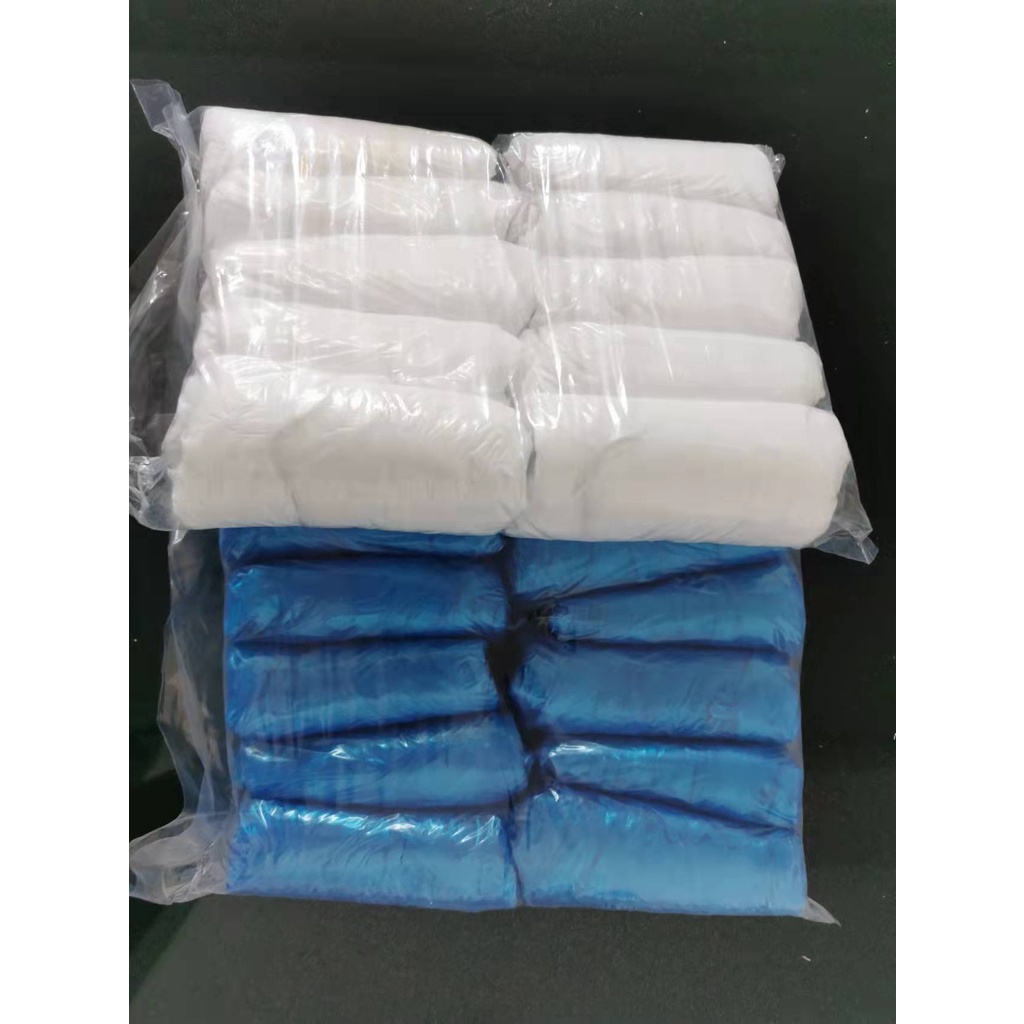 Disposable PE sleeve cover WHITE & BLUE- 100pcs per packet