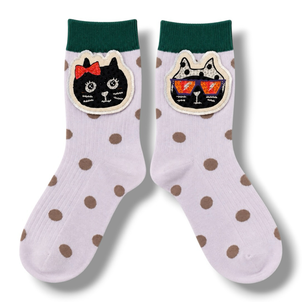 (Pre Order) Skye x Pebbly Polka Dots Socks
