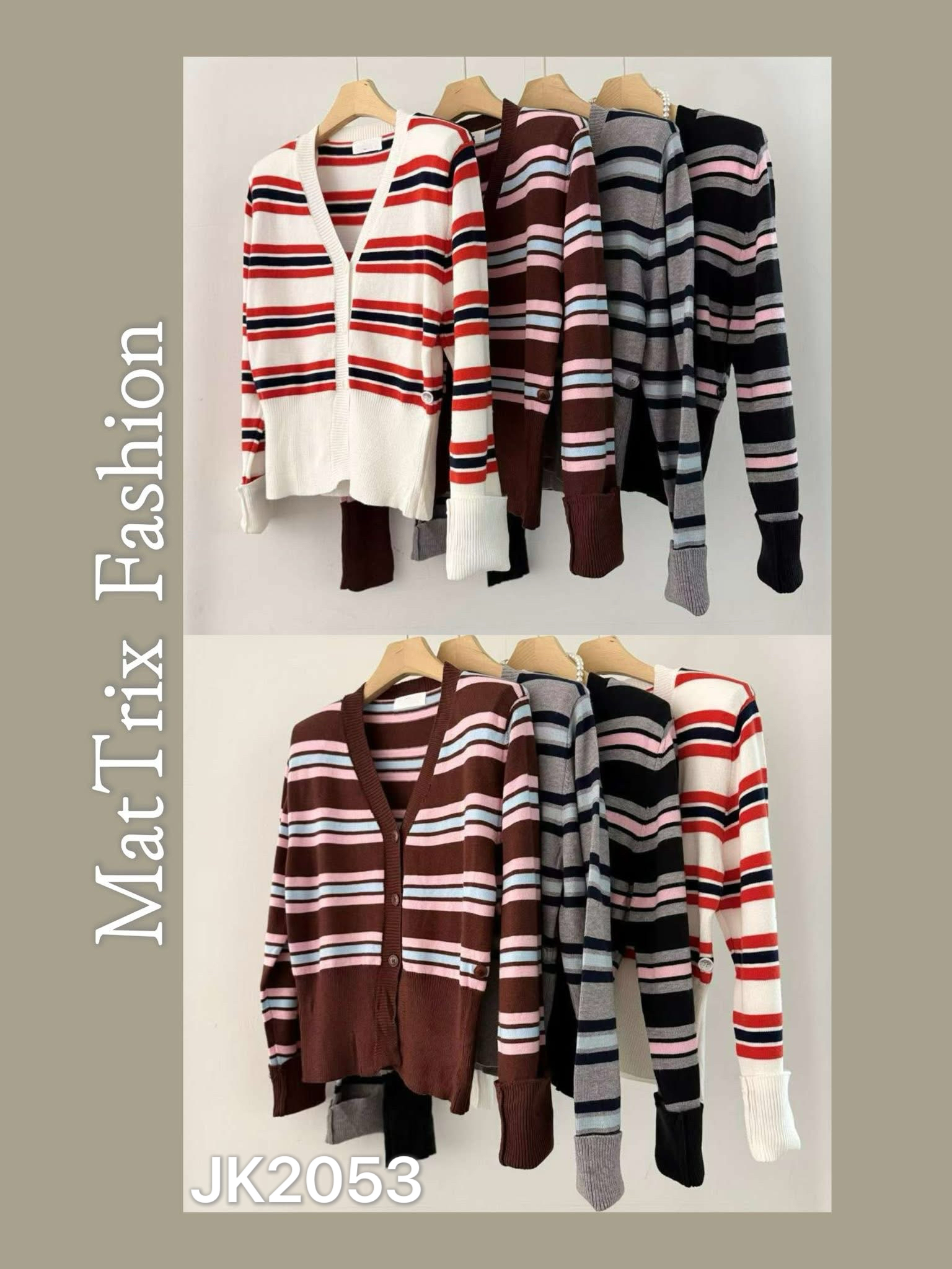 JK2053橫間Cardigan 原價$280