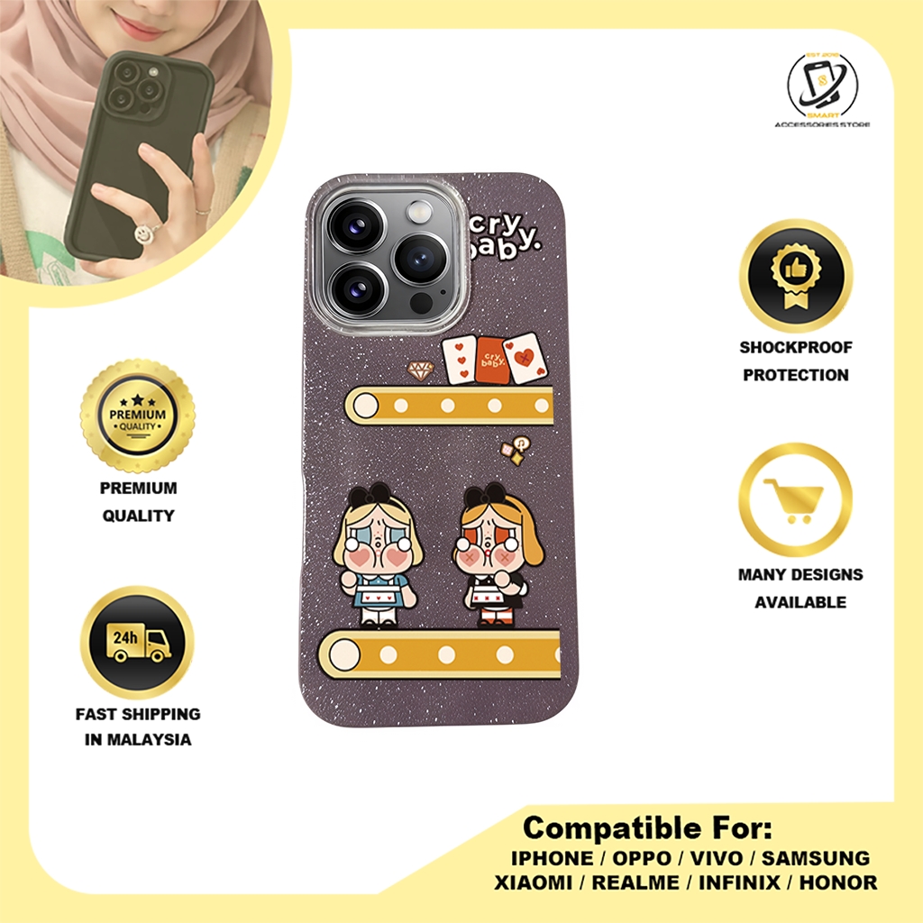 BLING CASE PHONE FOR IPHONE - DESIGN CRYBABY D