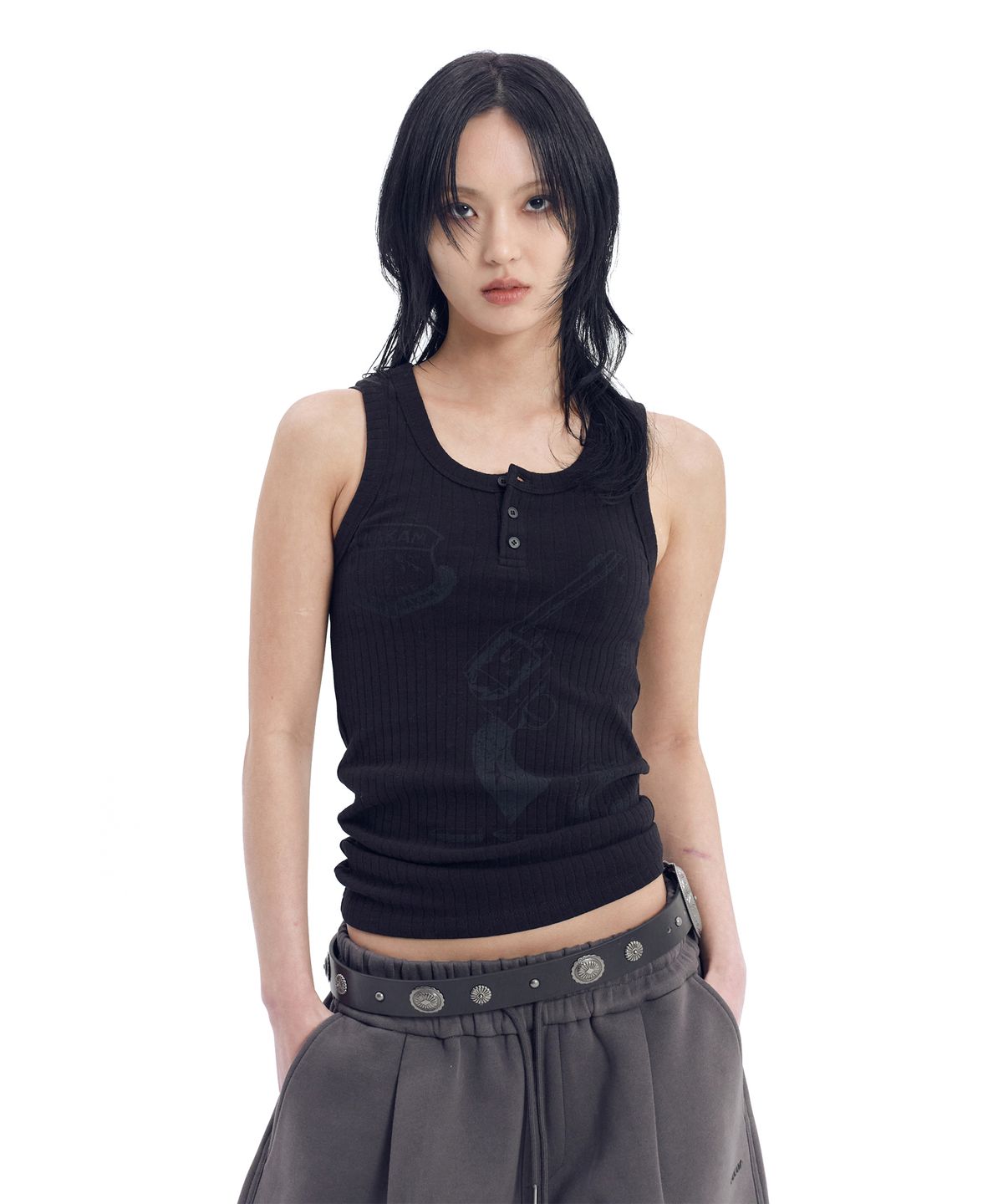 🇰🇷訂購｜AAKAM 26SS｜Pistol Sleeveless 2色 