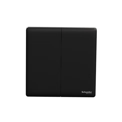 施耐德 Unica X 曜石黑 孖十字掣 開關掣