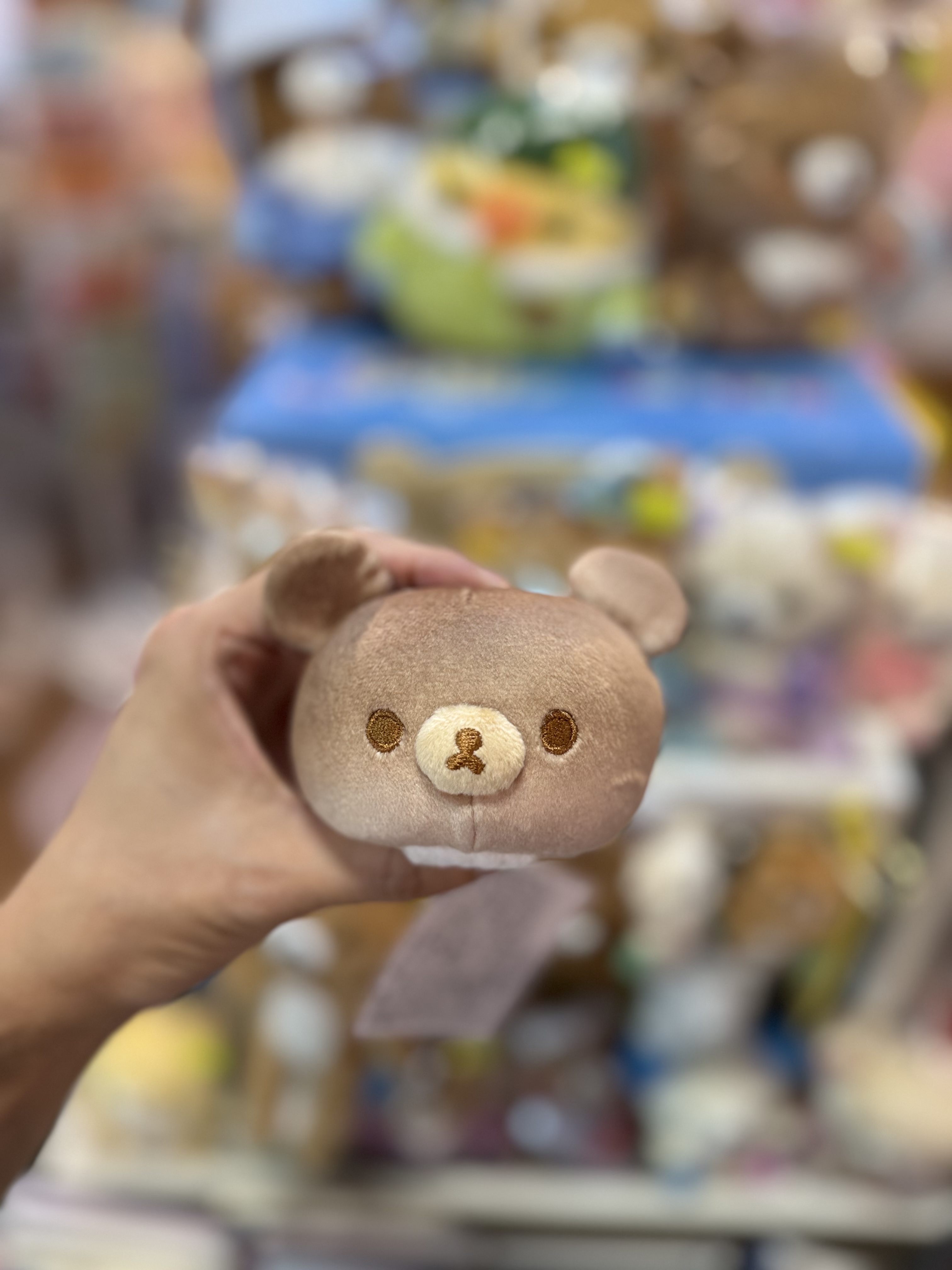 《現貨》全新Rilakkuma麪包造型頭型手玉公仔 Rilakkuma / 小熊