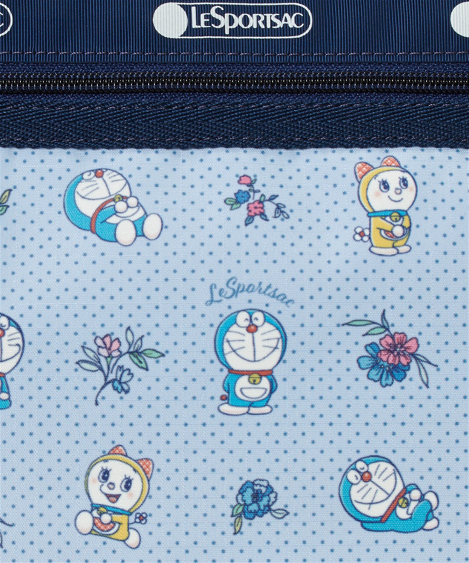 [訂購] [日本直送] 💙 LeSportsac「DORAEMON DELUXE EVERYDAY BAG」 📏 尺寸/內容：高約25cm｜闊約33cm｜厚約13cm {TF260810}