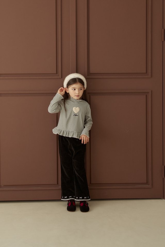 Momoann | Ribbon Bootcut Pants