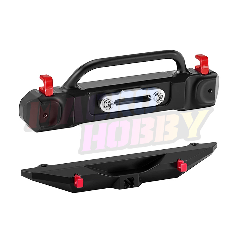 INJORA Aluminum Front Rear Bumper for 1/30 SCX30 JLU #530367