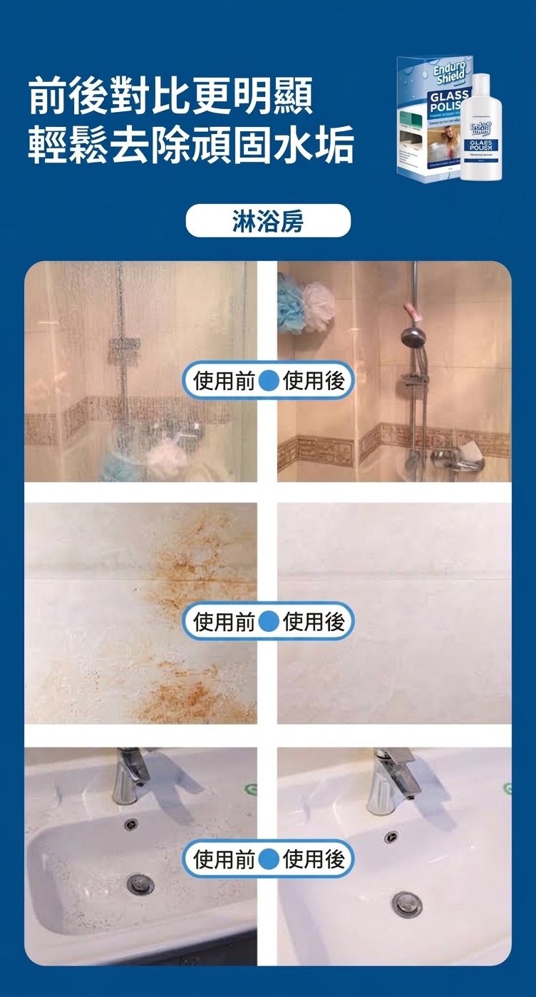 EnduroShield 玻璃拋光去水垢劑