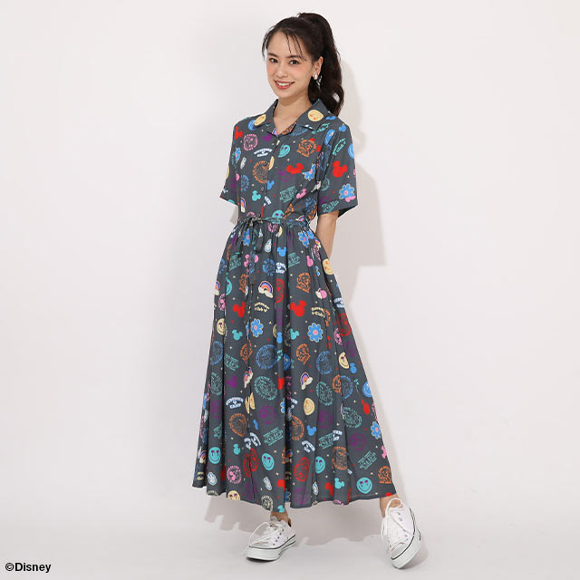 🆕【⭐訂購⭐】 🇯🇵日本直送 🌀#Disney 夏日度假❣️ #親子裝❣️速乾抗皺 連身裙［2款選］🌀 [ELDA-0204][260522]