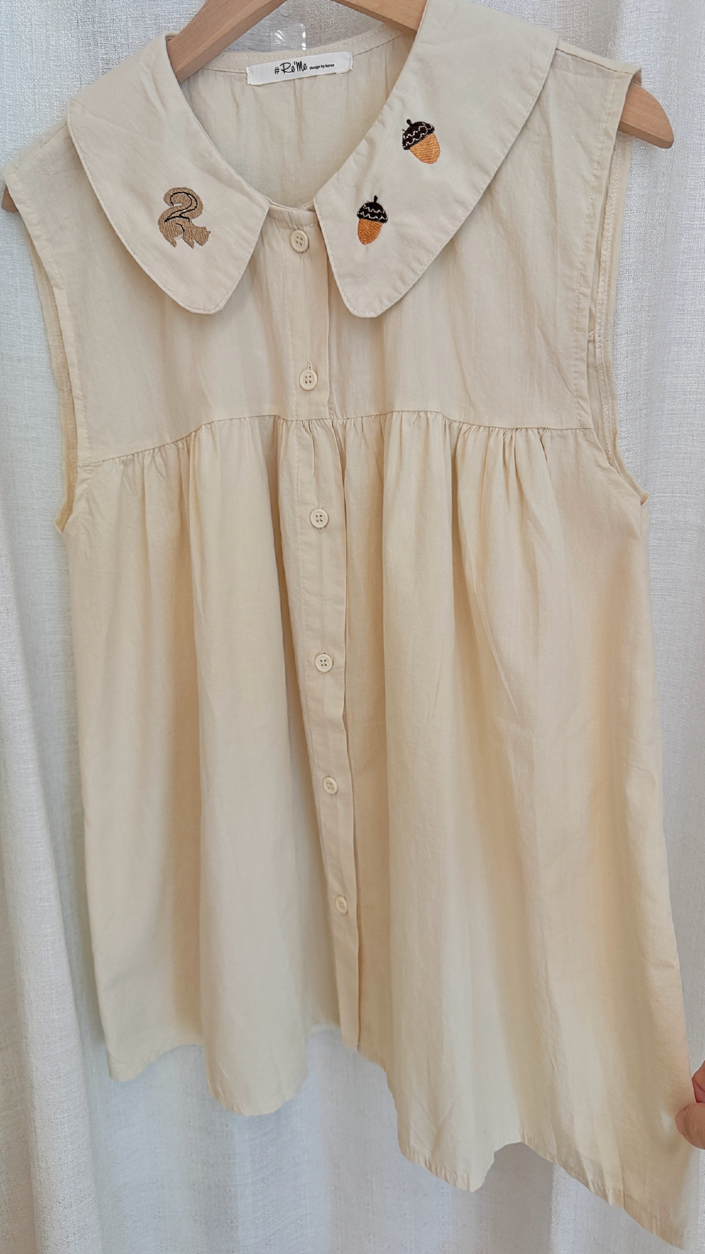 【Made to Order】追着坚果的小松鼠・夏日无袖版（下单后预计3-5工作日完成）