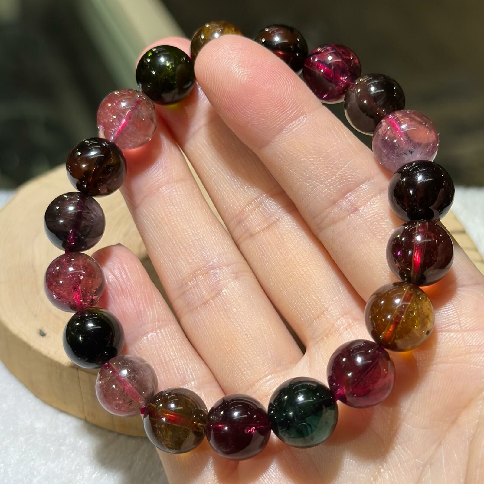 高品✨碧璽手串 10.5 mm +/-