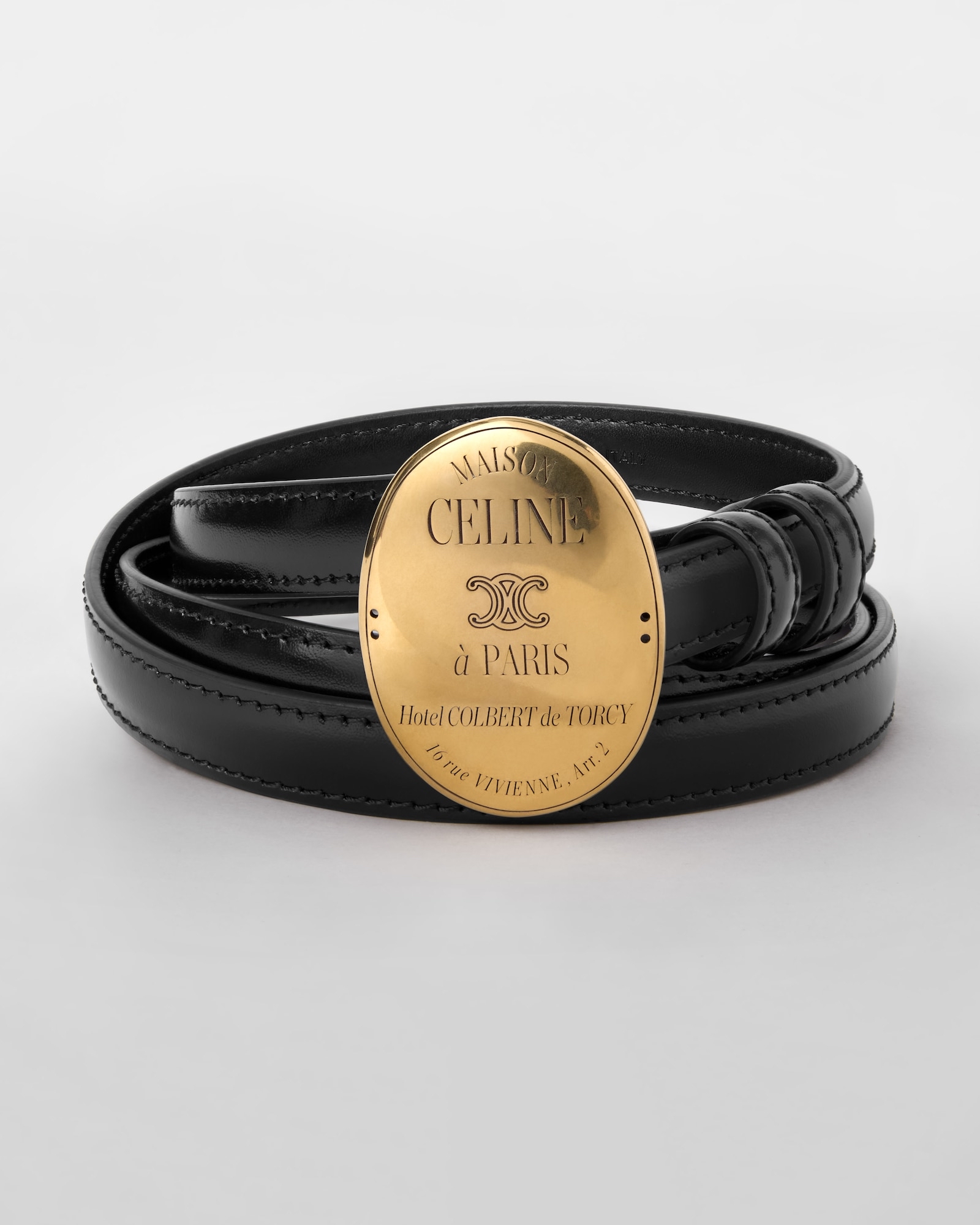 限時優惠💖新款🆕訂貨🍒Celine 1.3cm MINI MAISON belt  Buckle 4.5x3.5cm  冬天戴外套出面都好睇  Size 70/75/85/90