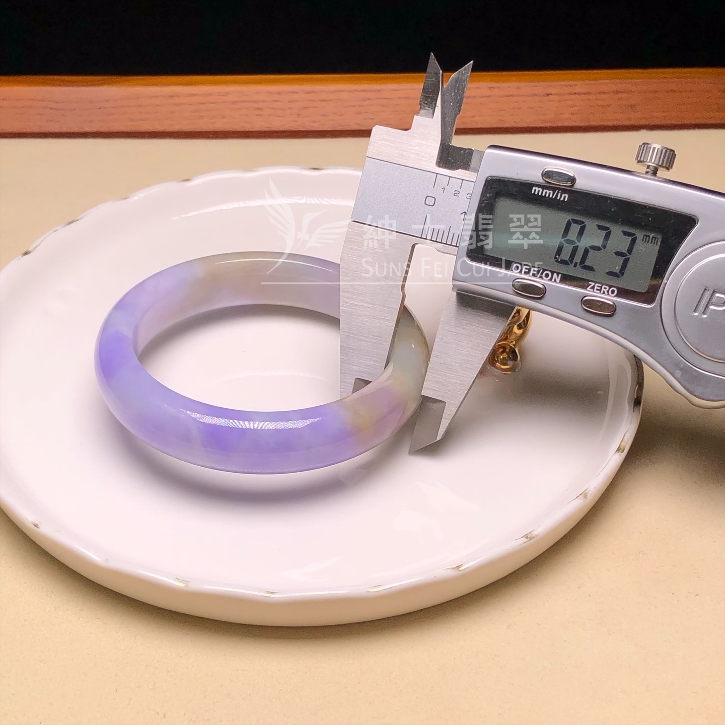 桃紅春福鐲49.8mm