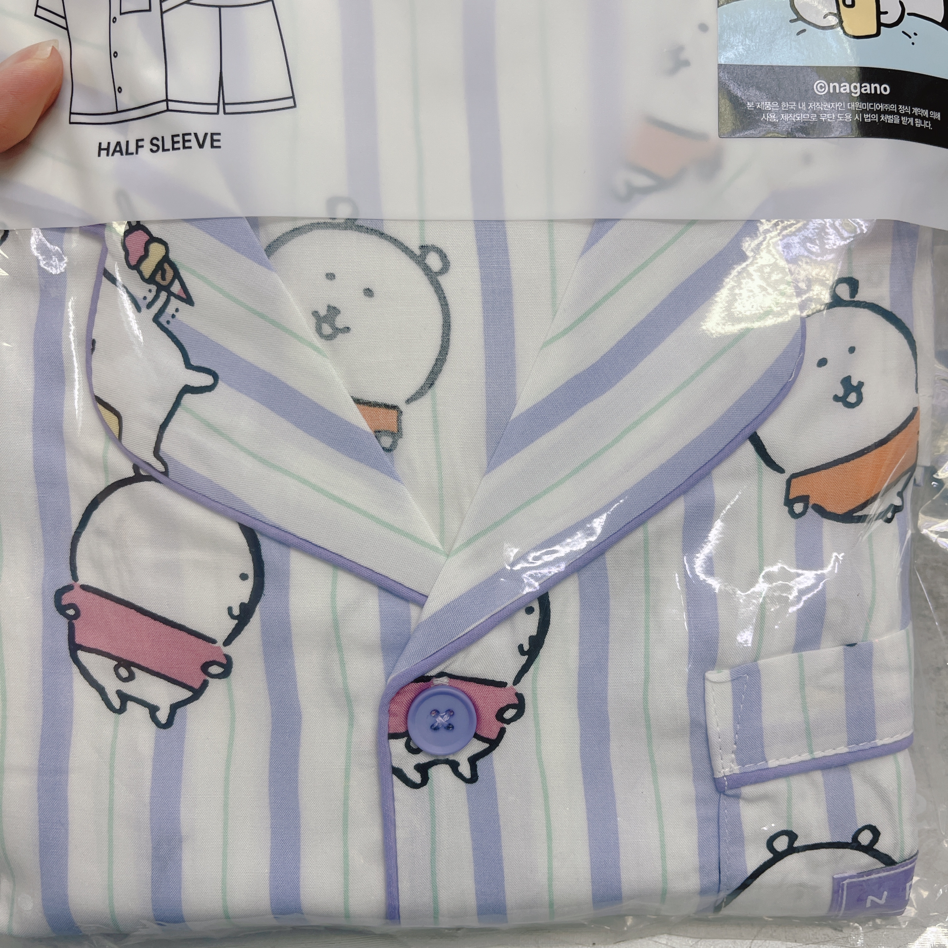 韓國預訂📍韓國Joke Bear得意圖案夏日睡衣套裝
