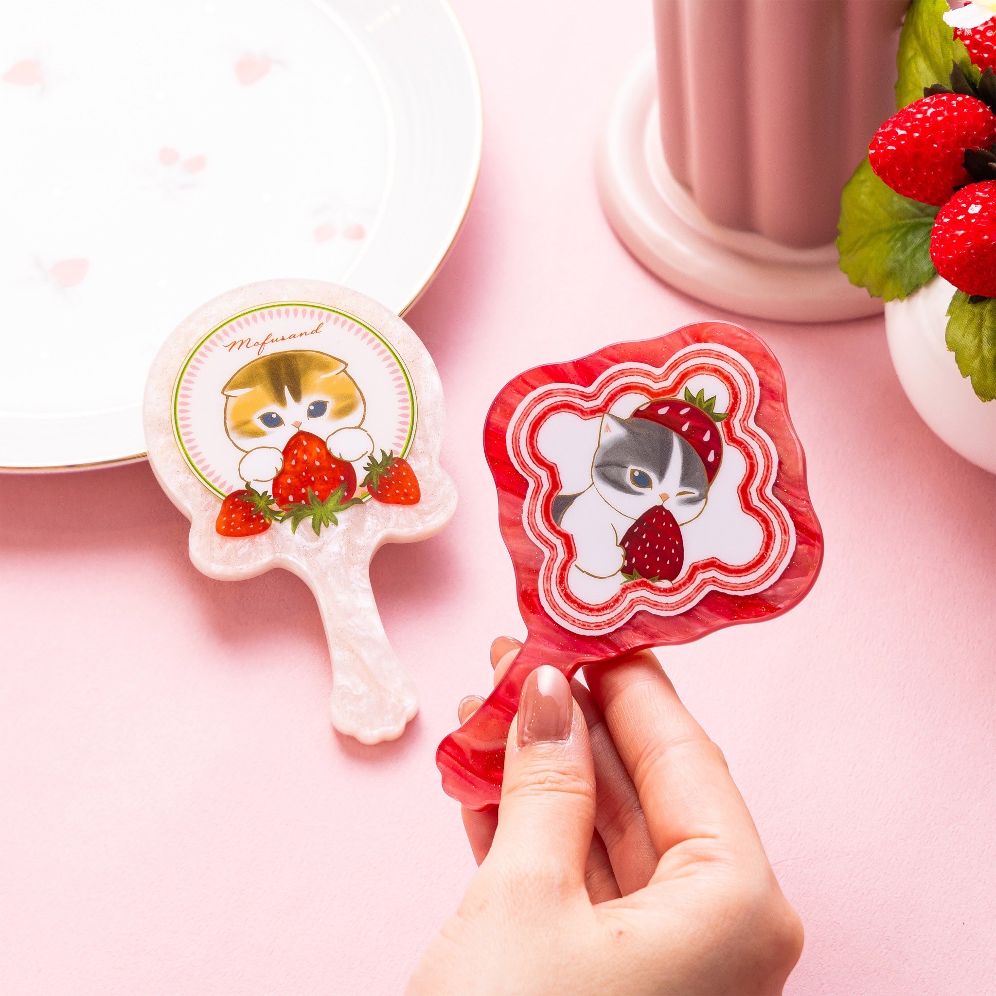 四月連線貨品 - 日本 Mofusand Tokyo 手提鏡