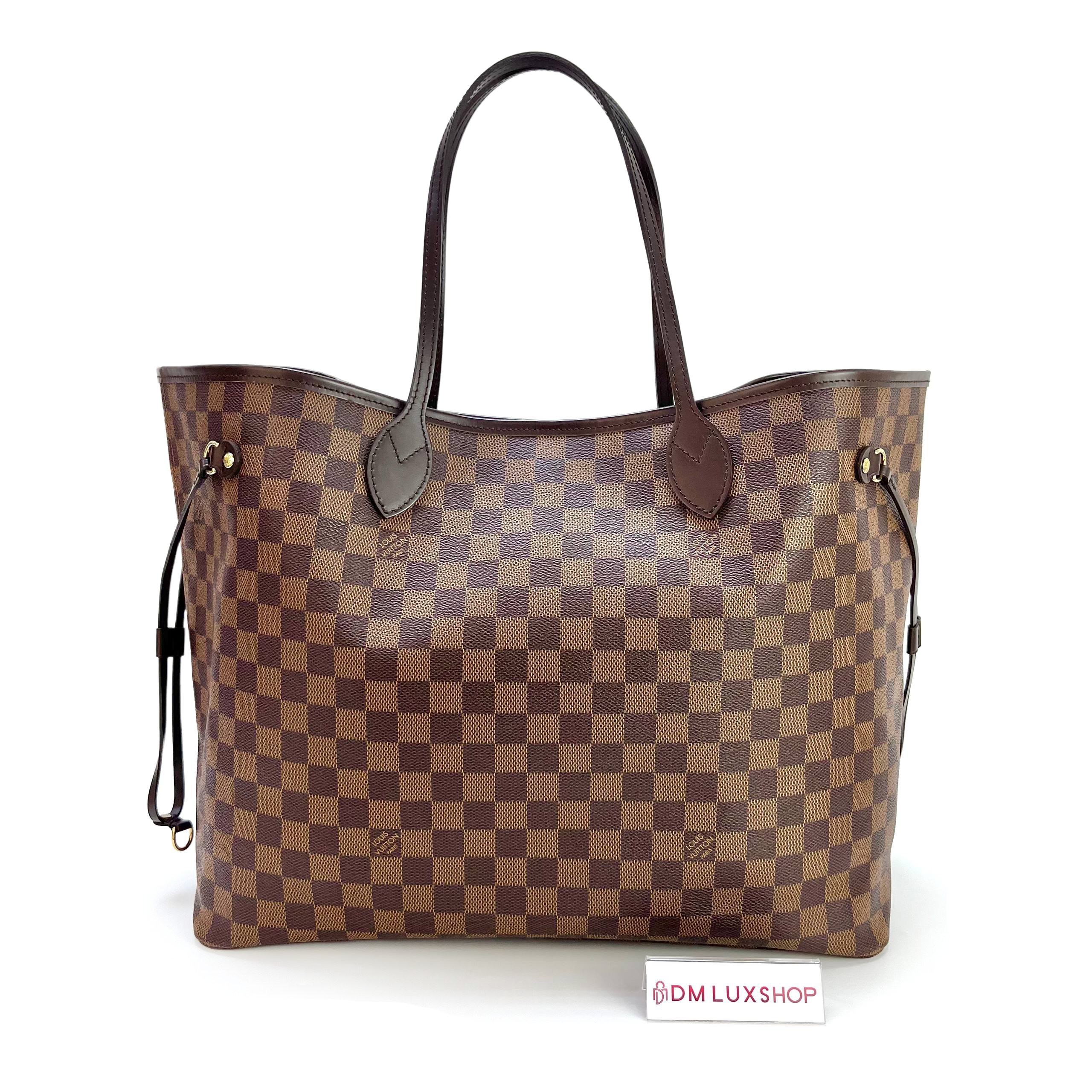 LV Damier Ebene Neverfull MM GHW