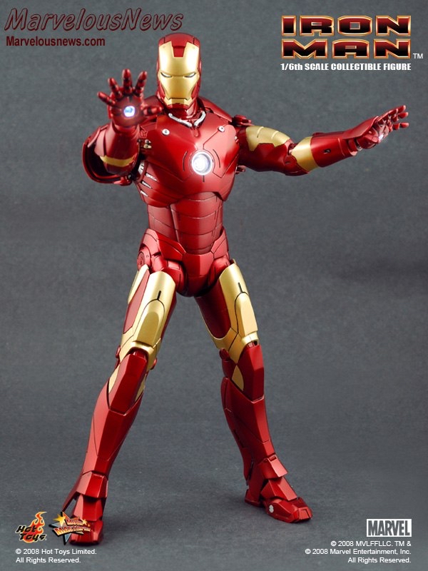 Hottoys Ironman Mark III可動figure 1/6 鋼鐵人 Mk 3 鐵甲奇俠 鋼鐵俠 