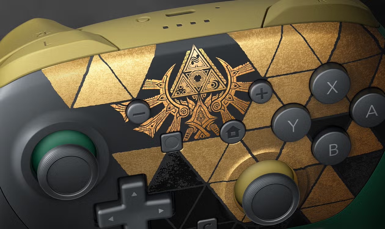 [預訂][周邊] Nintendo Switch 2 Pro控制器 薩爾達傳說 40週年紀念版(附展示台)(訂價HKD688) (訂金HKD300)