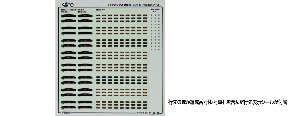 日本過埠印度尼西亞通勤列車 205 系列 （全編12節）