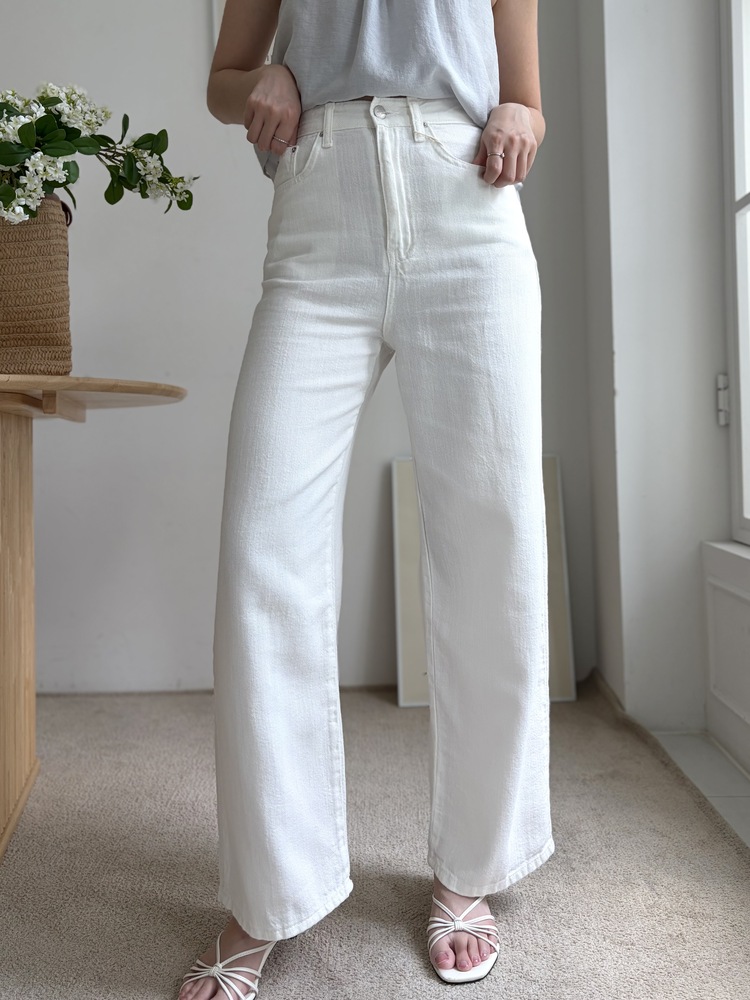 [極涼!!] Summer Lightweight White Jeans
