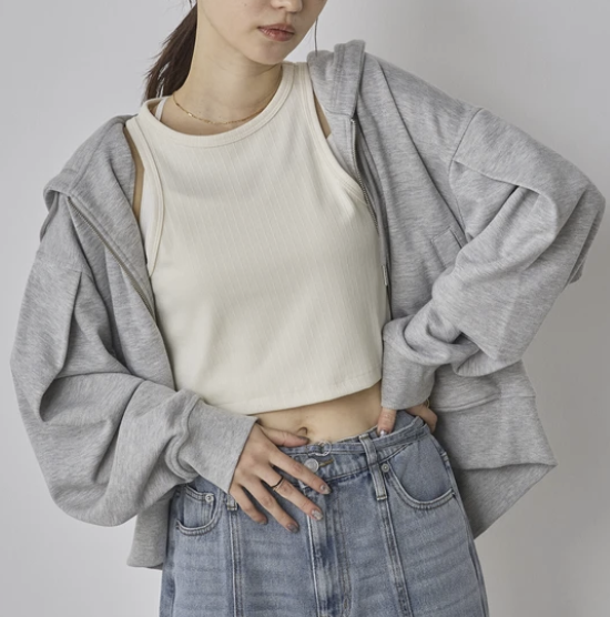 雙拉鍊連帽外套 - 2026 流行穿搭  運動外套 春夏秋時尚穿搭 成人休閒 日常穿搭 易於配搭 日本直送   #JP-I-260006