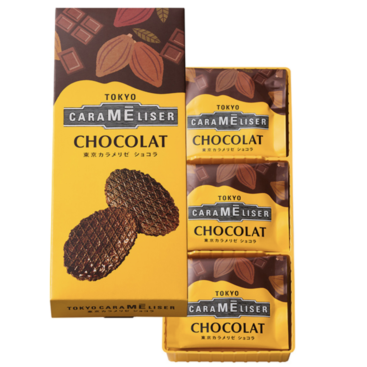 日本新年禮盒last call 日本Tokyo Carameliser 東京焦糖 金獎大師 薄脆朱古力法蘭酥餅禮盒 (1盒12件)